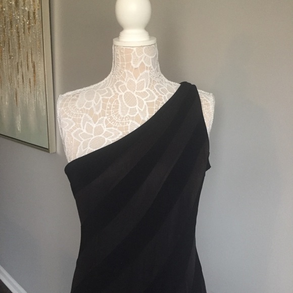 One Shoulder Full Length Cache Dress - Picture 5 of 5